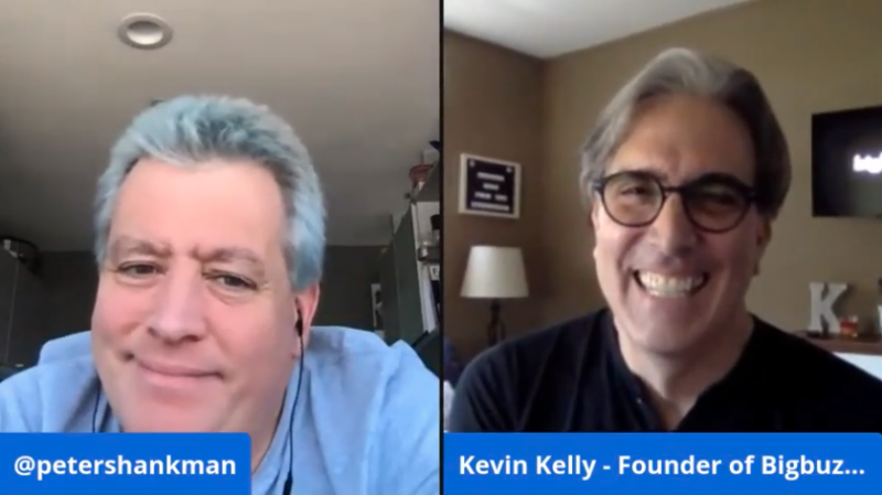 Kevin Kelly & Peter Shankman share 20 Minutes In Lockdown